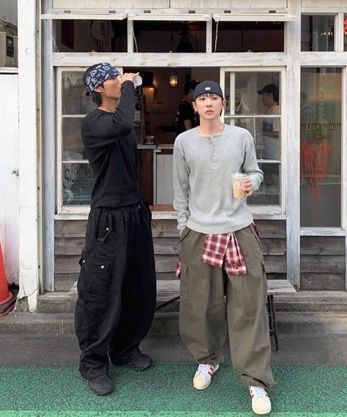 NOWLE（ノウル） ヘンリーネック tシャツ 「NOWLE」ヘンリーネック