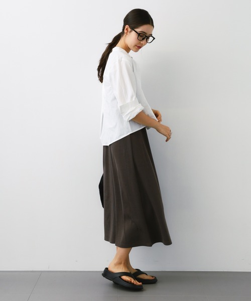 「saloon」 長袖シャツ FREE ネイビー レディース_画像5