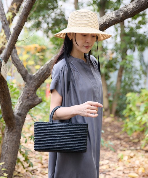 kuros'（クロス） かごバッグ カゴバッグ 「kuros'別注」ラフィアかご