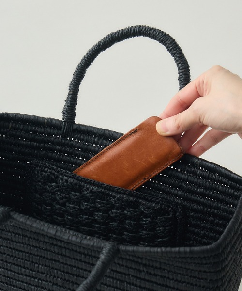 かごバッグ toca(トーカ) RAFFIA FOLDING BAG ラフィアフォールディングバッグ