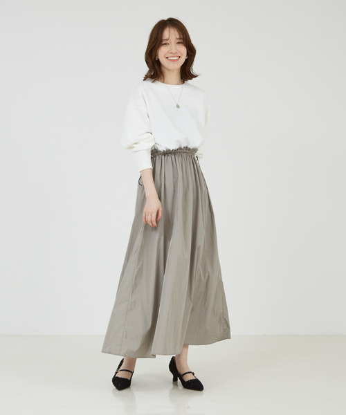 「abahouse mavie」 ドッキングワンピース フリー ブラック レディース_画像2