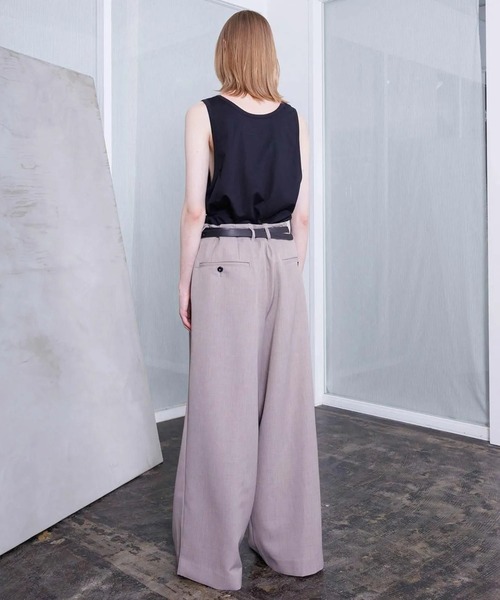 VOAAOV（ヴォアーブ） スラックス 「VOAAOV」ROUTINE Tuck Wide Pants