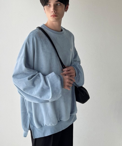 「Classical Origin」 長袖Tシャツ LARGE ブルー メンズ_画像6