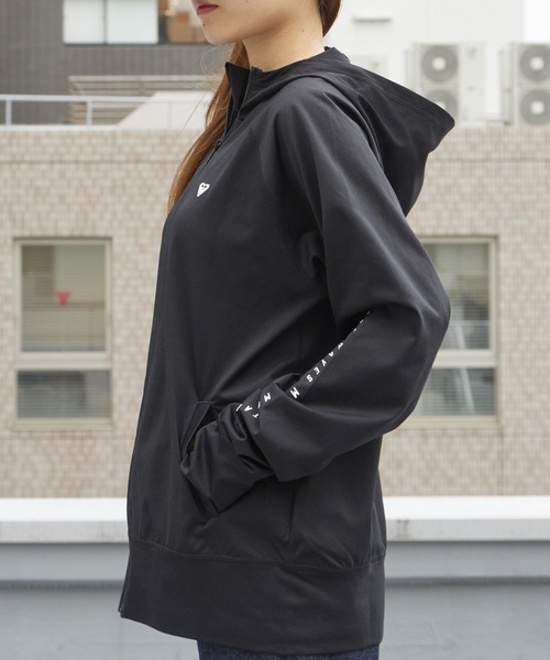 ROXY（ロキシー） パーカー uvカット HISTORICAL LOGO HOODIE ジップ