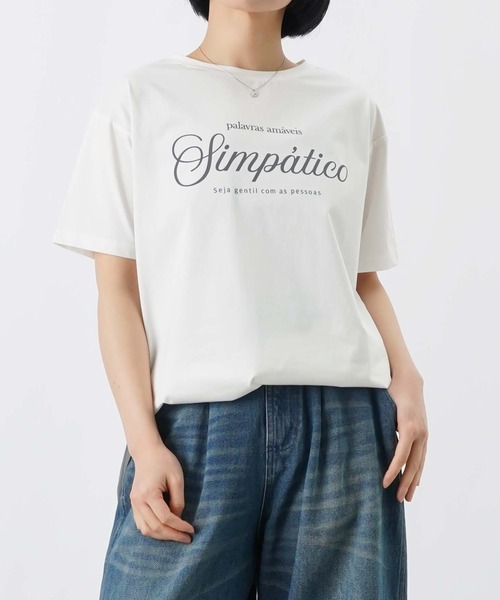 LADY LUCK LUCA（レディラックルカ） tシャツ 半袖 LC/LLL 筆記体ロゴT