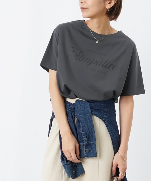 LADY LUCK LUCA（レディラックルカ） tシャツ 半袖 LC/LLL 筆記体ロゴT