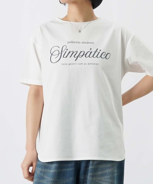 LADY LUCK LUCA（レディラックルカ） tシャツ 半袖 LC/LLL 筆記体ロゴT