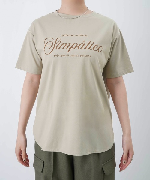 LADY LUCK LUCA（レディラックルカ） tシャツ 半袖 LC/LLL 筆記体ロゴT