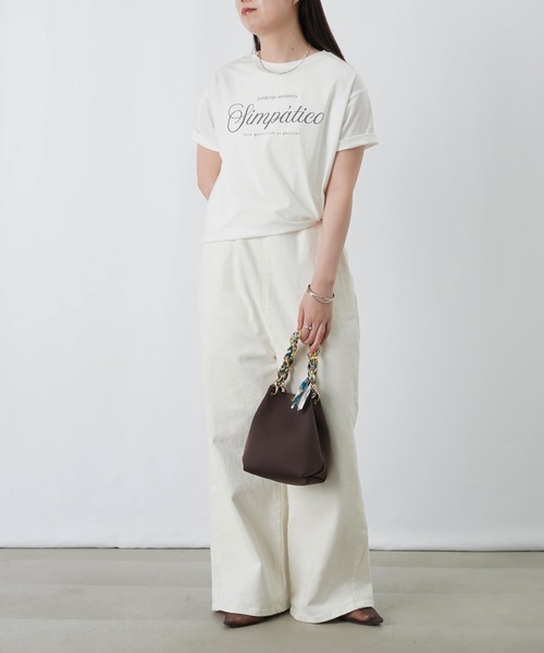 LADY LUCK LUCA（レディラックルカ） tシャツ 半袖 LC/LLL 筆記体ロゴT