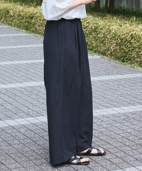 LAVEANGE（ラビアンジェ） ワイドパンツ パンツ ウエストタック