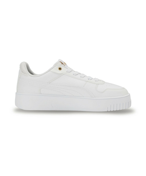 「PUMA」 ローカットスニーカー 22.0cm ホワイト×ブラック レディース_画像5
