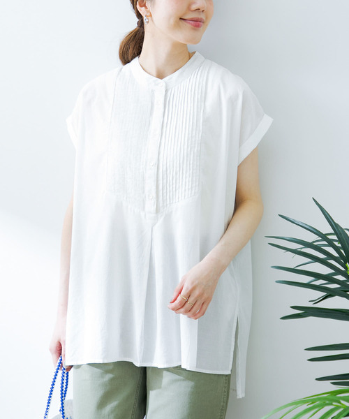 「URBAN RESEARCH Sonny Label」 半袖ブラウス FREE ホワイト レディース_画像2