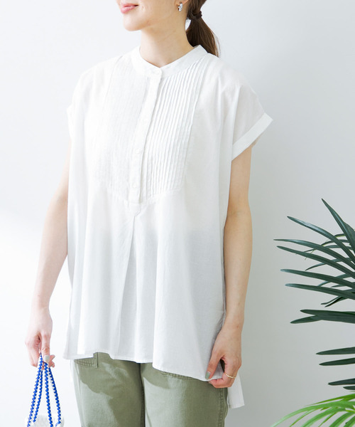 「URBAN RESEARCH Sonny Label」 半袖ブラウス FREE ホワイト レディース_画像5