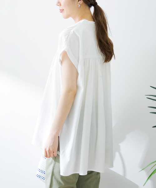 「URBAN RESEARCH Sonny Label」 半袖ブラウス FREE ホワイト レディース_画像7