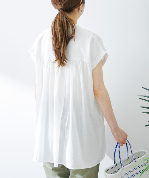 「URBAN RESEARCH Sonny Label」 半袖ブラウス FREE ホワイト レディース_画像8