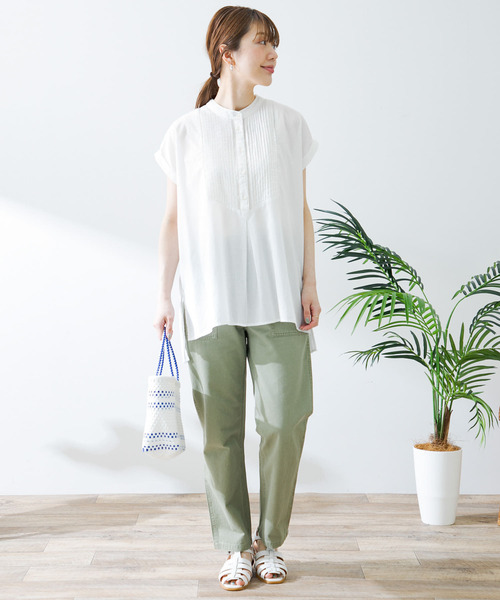 「URBAN RESEARCH Sonny Label」 半袖ブラウス FREE ホワイト レディース_画像9
