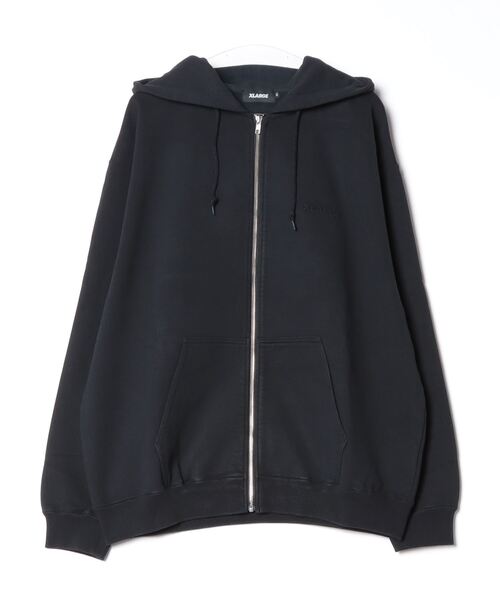 X-LARGE ブラック パーカー Lサイズ XLARGE（エクストラ ラージ） ジップアップパーカー M ブラック メンズ