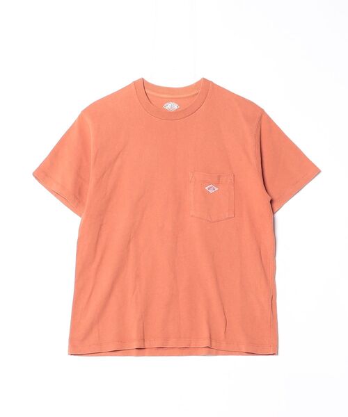 Danton（ダントン） 半袖Tシャツ - オレンジ レディース : ZOZOTOWN