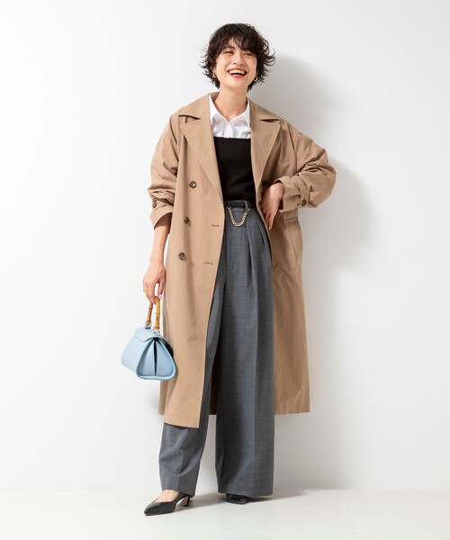「NOLLEY'S」 パンツ 40 ネイビー レディース_画像2