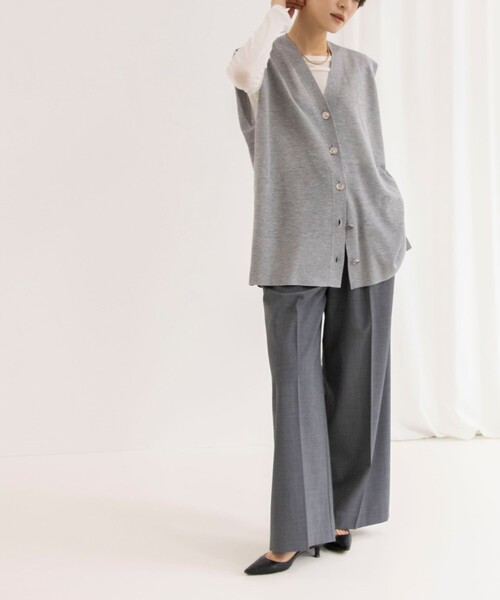 「NOLLEY'S」 パンツ 40 ネイビー レディース_画像6