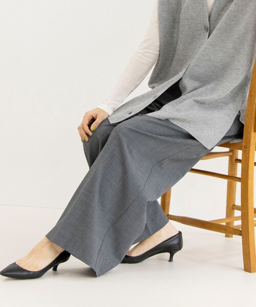「NOLLEY'S」 パンツ 40 ネイビー レディース_画像9