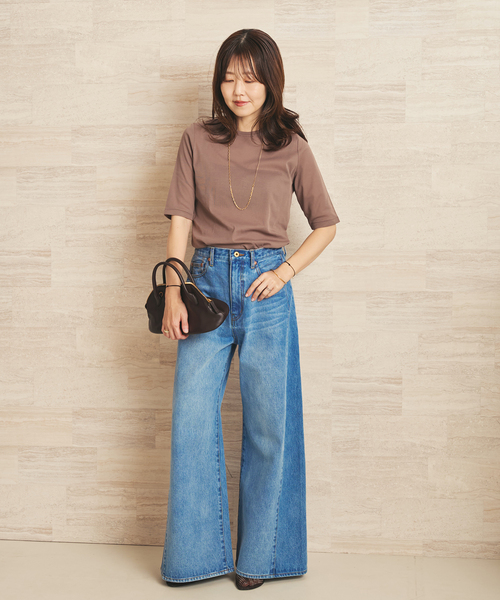 tシャツ 「一部店舗・WEB限定」LIGHT SHEER ハーフスリーブ Tシャツ レディースの画像