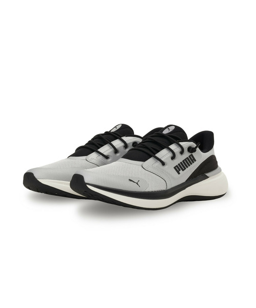 「PUMA」 ローカットスニーカー 25.0cm シルバーグレー メンズ_画像2