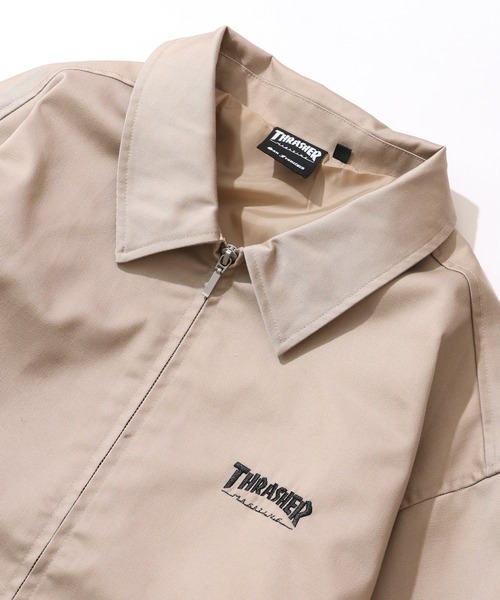 「THRASHER」 ブルゾン M ベージュ メンズ_画像6