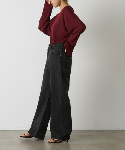 「CIAOPANIC TYPY」 「everydenim」デニムパンツ SMALL ブラック レディース_画像9