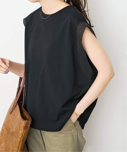 Spick＆Span（スピック アンド スパン） tシャツ 「追加」オーガンジー