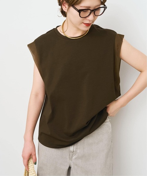 Spick＆Span（スピック アンド スパン） tシャツ 「追加」オーガンジー