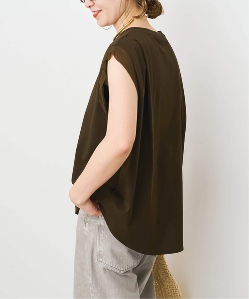 Spick＆Span（スピック アンド スパン） tシャツ 「追加」オーガンジー