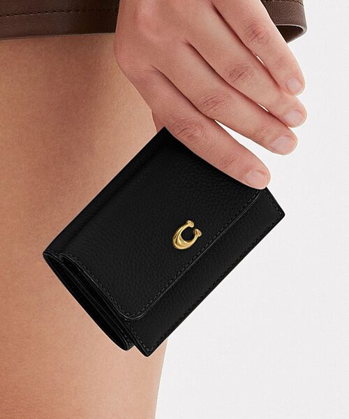 【新品未使用】定価38500円COACHコーチ財布ブラックPVCレザーOne COACH（コーチ） 財布 ONE ブラック系その他 レディース : ZOZOTOWN