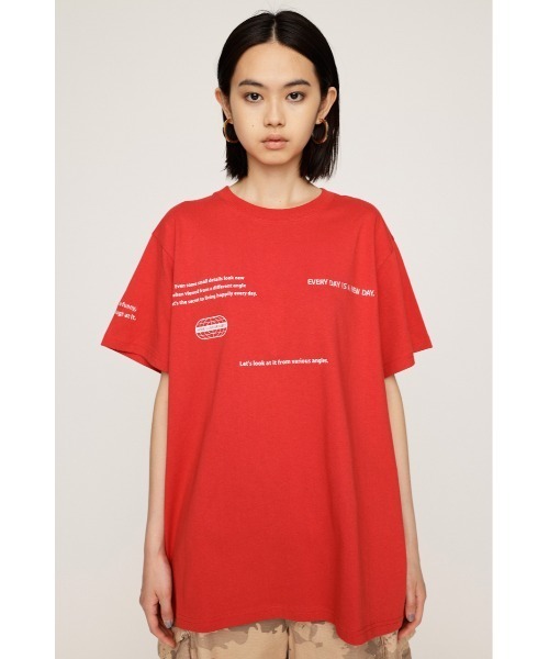 「SLY」 半袖Tシャツ FREE ブラック レディース_画像4