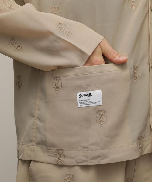 「Schott」 カーディガン X-LARGE ベージュ メンズ_画像6