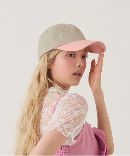 「kaorinomori」 キャップ FREE グレー レディース_画像4