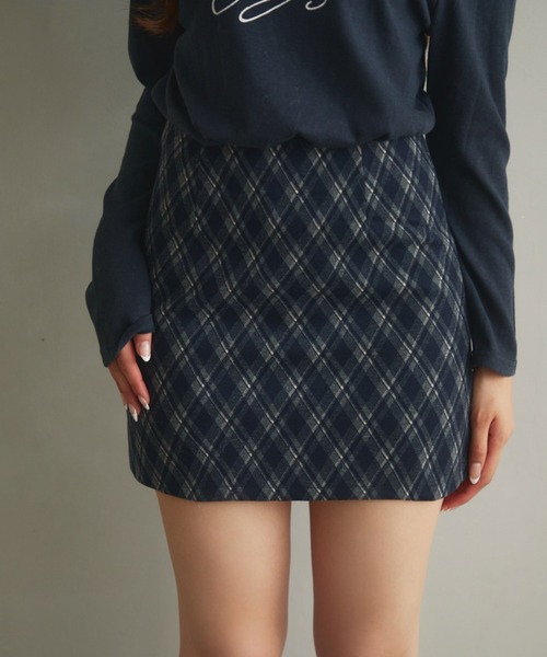 「TITTY&CO.」 ミニスカート MEDIUM ブルー レディース_画像3
