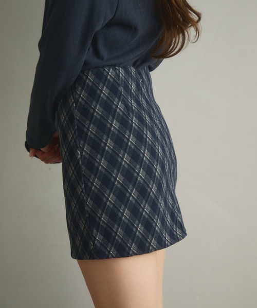 「TITTY&CO.」 ミニスカート MEDIUM ブルー レディース_画像4