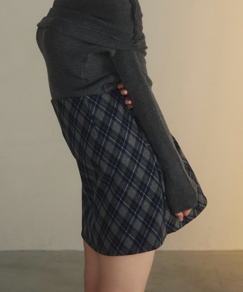 「TITTY&CO.」 ミニスカート MEDIUM ブルー レディース_画像7