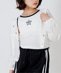 タンクトップ 肌着 パッド付きスタータンクトッ...の詳細画像1