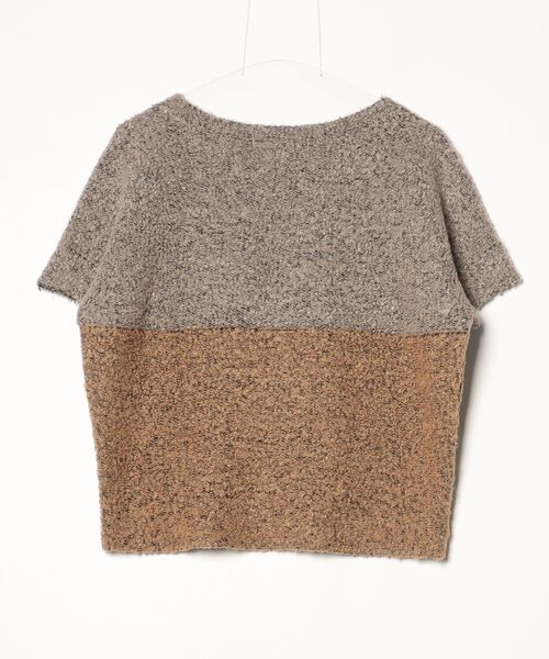 「conges payes ADIEU TRISTESSE」 半袖Tシャツ - ブラウン レディース_画像2