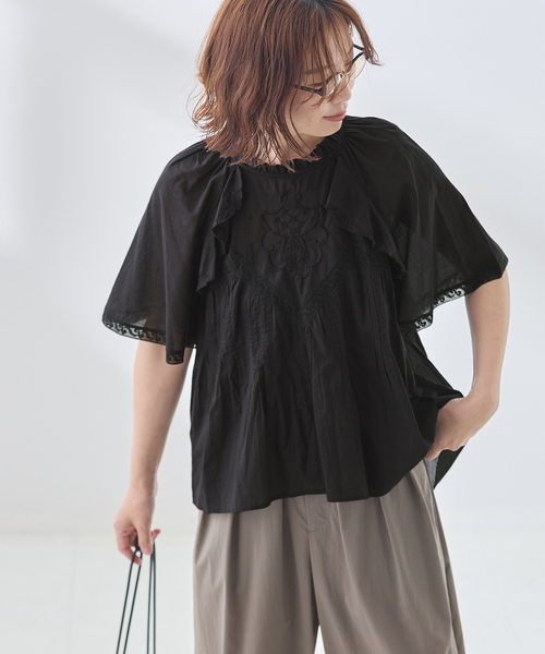 ⭐︎美品⭐︎ジャーナルスタンダード　ブラウス　レース journal standard L'essage（ジャーナルスタンダード レサージュ