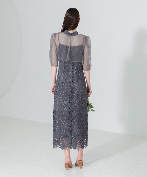 「Leja」 コンビワンピース SMALL ブルー レディース_画像4