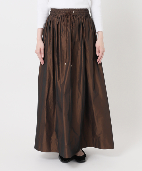 IENA（イエナ） ロング スカート 「一部カラー店舗限定」シャンブレー