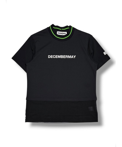 DECEMBERMAY（ディセンバーメイ） tシャツ Mesh-paneled mock neck