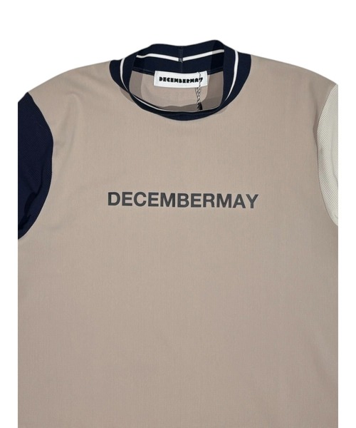 DECEMBERMAY（ディセンバーメイ） tシャツ Mesh-paneled mock neck