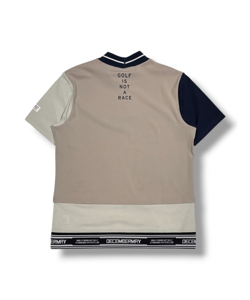 DECEMBERMAY（ディセンバーメイ） tシャツ Mesh-paneled mock neck