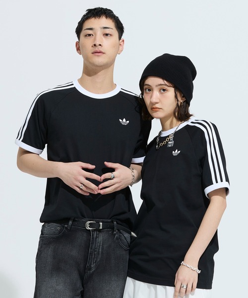 adidas（アディダス） adidas tシャツ スリーストライプス Tシャツ