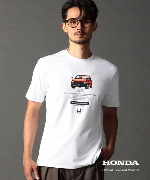 NICOLE CLUB FOR MEN（ニコルクラブフォーメン） tシャツ 「HONDA