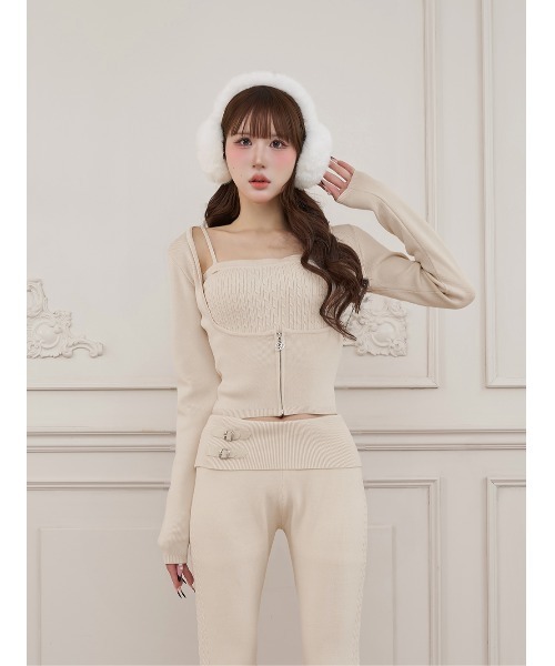 ミミ ダーリッチセットアップ Darich（ダーリッチ） セットアップ ミューズニット3ピース